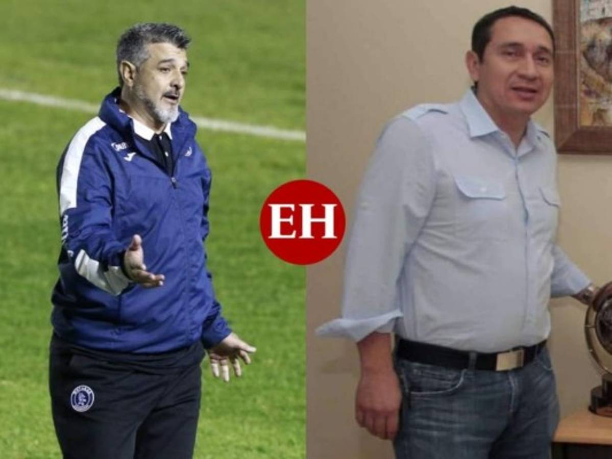 El fuerte cruce de palabras entre Diego Vázquez y exdirectivo de Motagua