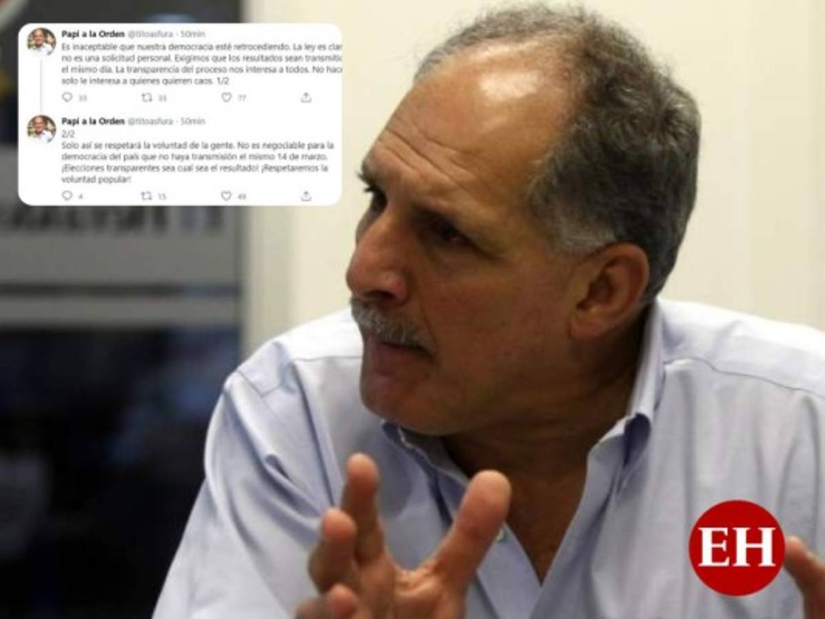 Tito Asfura: 'Exigimos que resultados sean transmitidos el mismo día' de las elecciones primarias