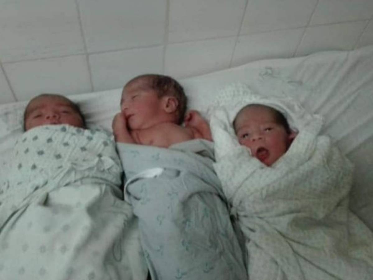 Hondureña da a luz a trillizos en hospital de Tocoa, Colón