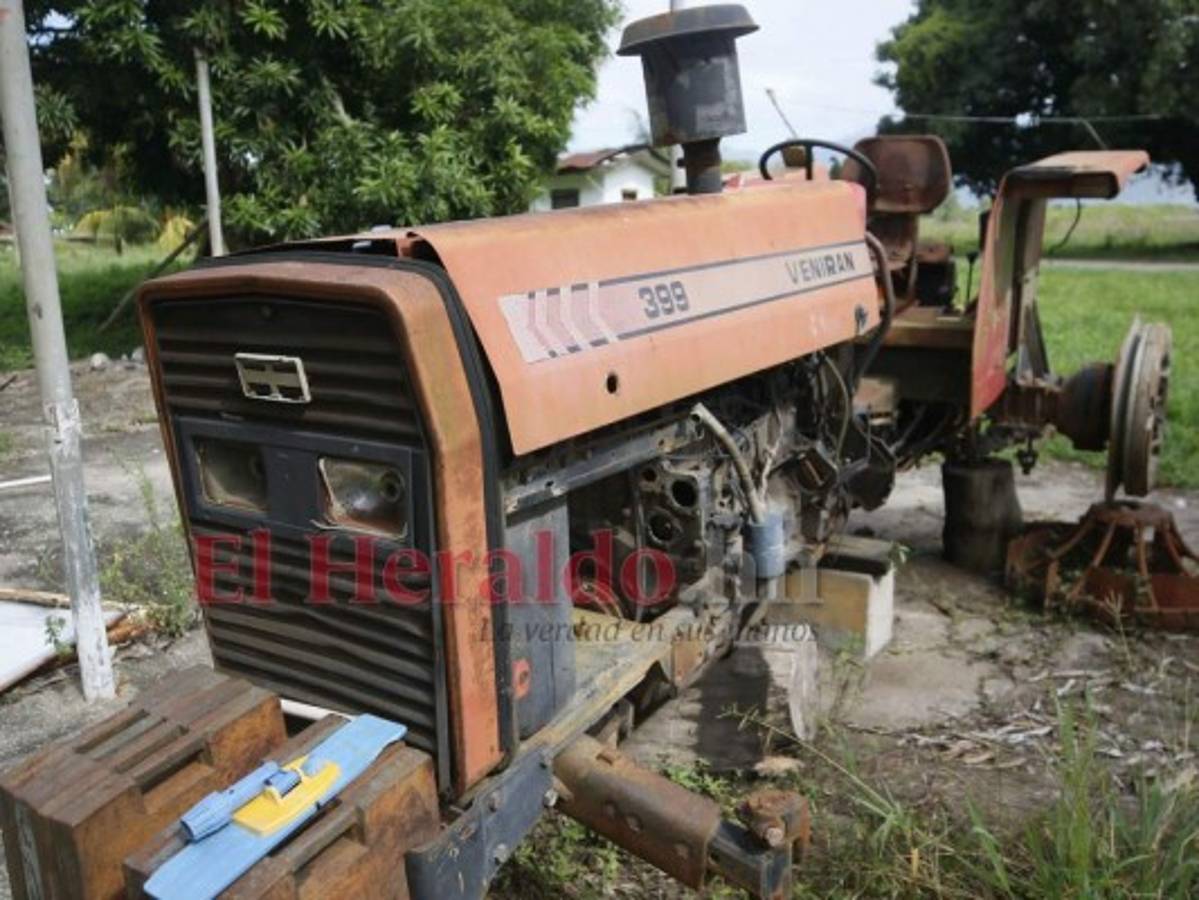 Chatarra, sobras y deshuesados: así quedaron los tractores Alba