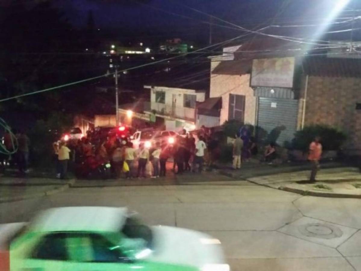 Tres personas muertas deja balacera en la colonia La Esperanza de la capital