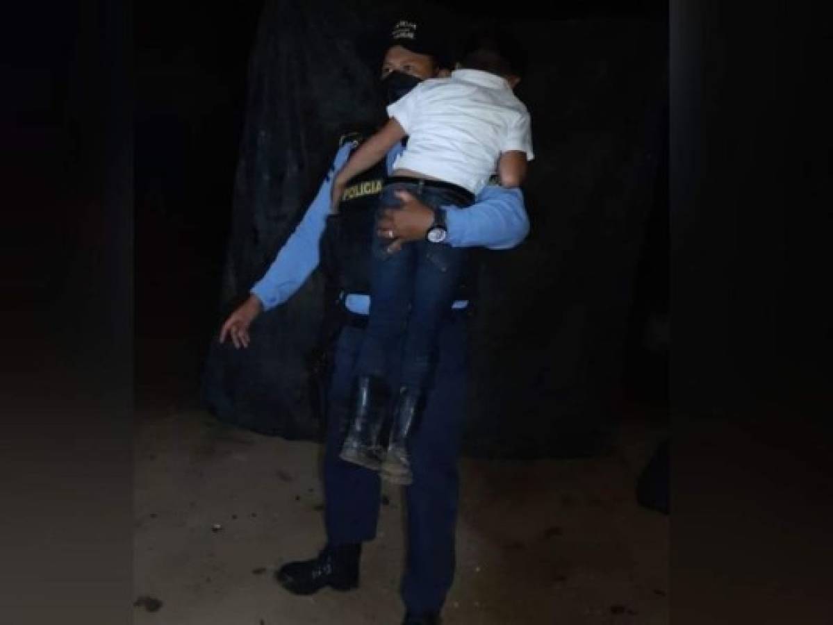 Rescatan a niño de siete años por el que pedían millonario rescate en Ocotepeque