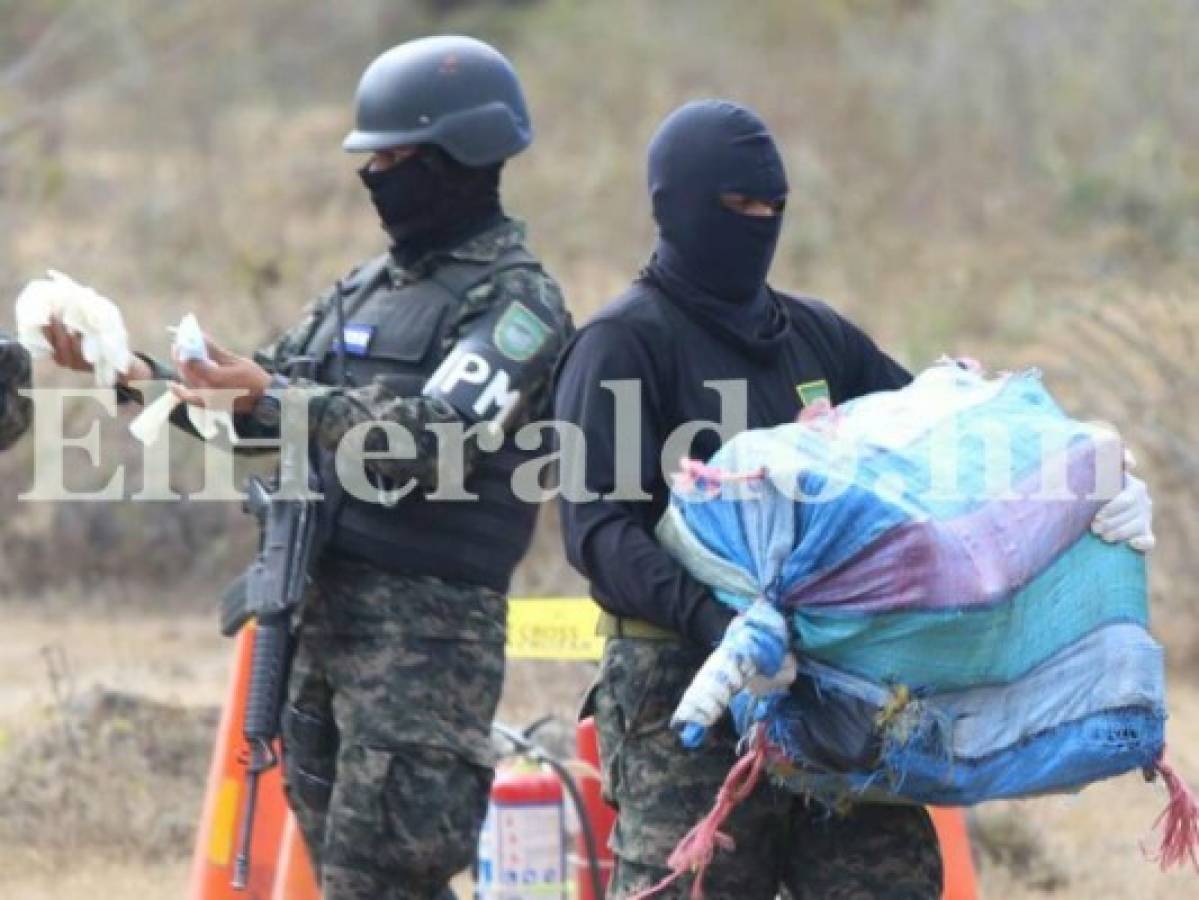 Tegucigalpa: Incineran droga incautada en el Golfo de Fonseca valorada en $ 10 millones
