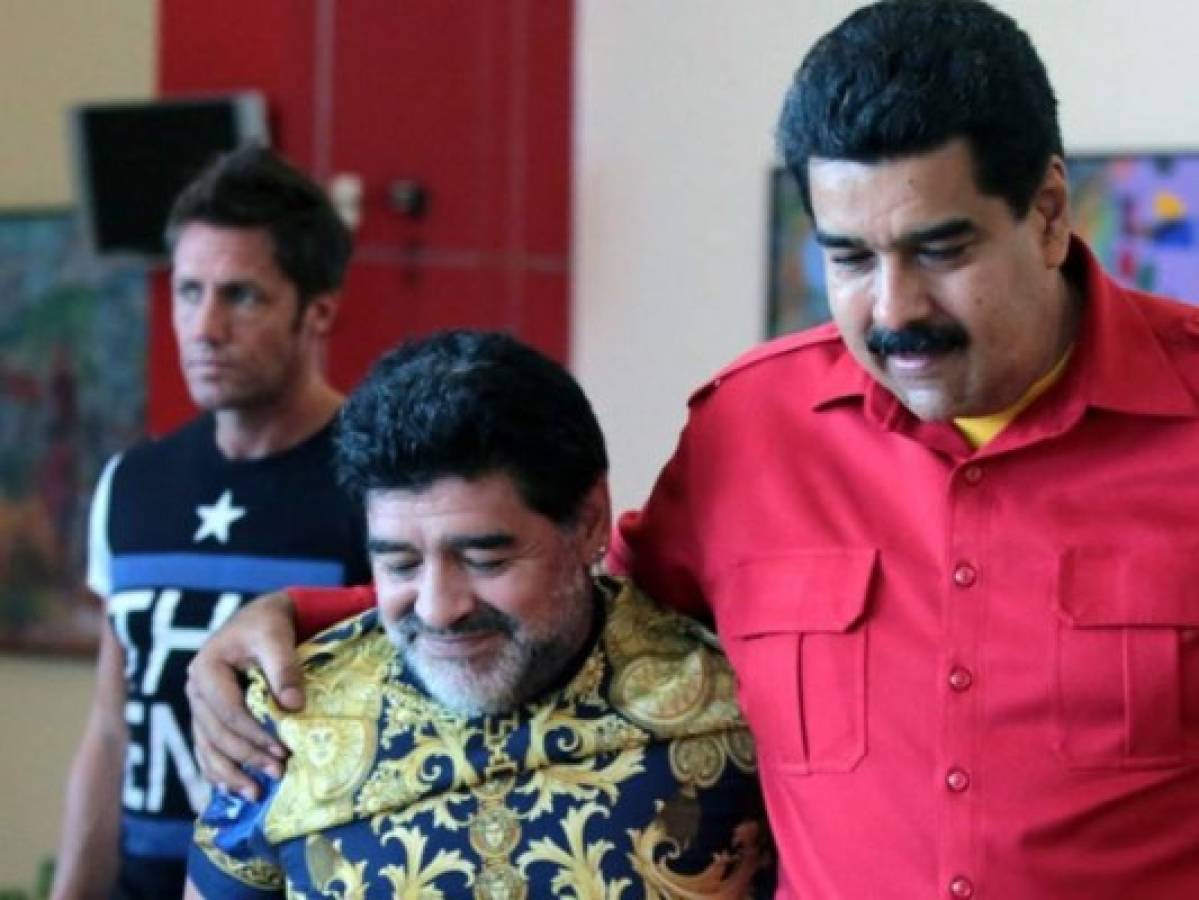 Diego Maradona jugará fútbol con Nicolás Maduro en Venezuela