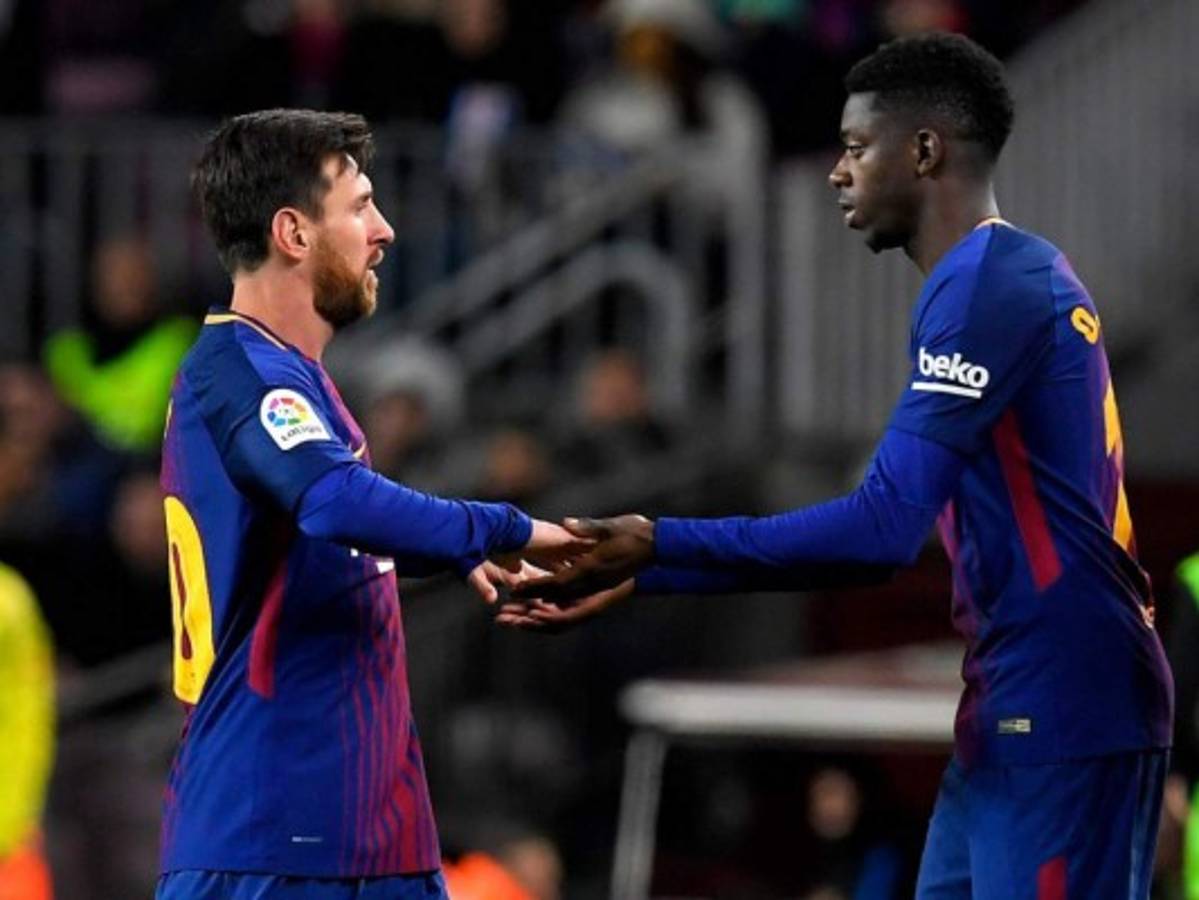 Dembélé, de nuevo lesionado, estará de baja entre 'tres y cuatro semanas'
