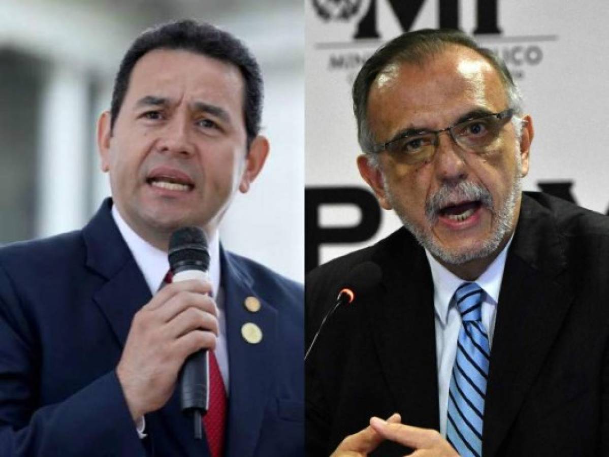 La crisis en Guatemala inició cuando Velásquez pidió investigar los fondos que financiaron la campaña de Jimmy Morales. (Foto: AFP/ El Heraldo Honduras/ Noticias de Honduras)