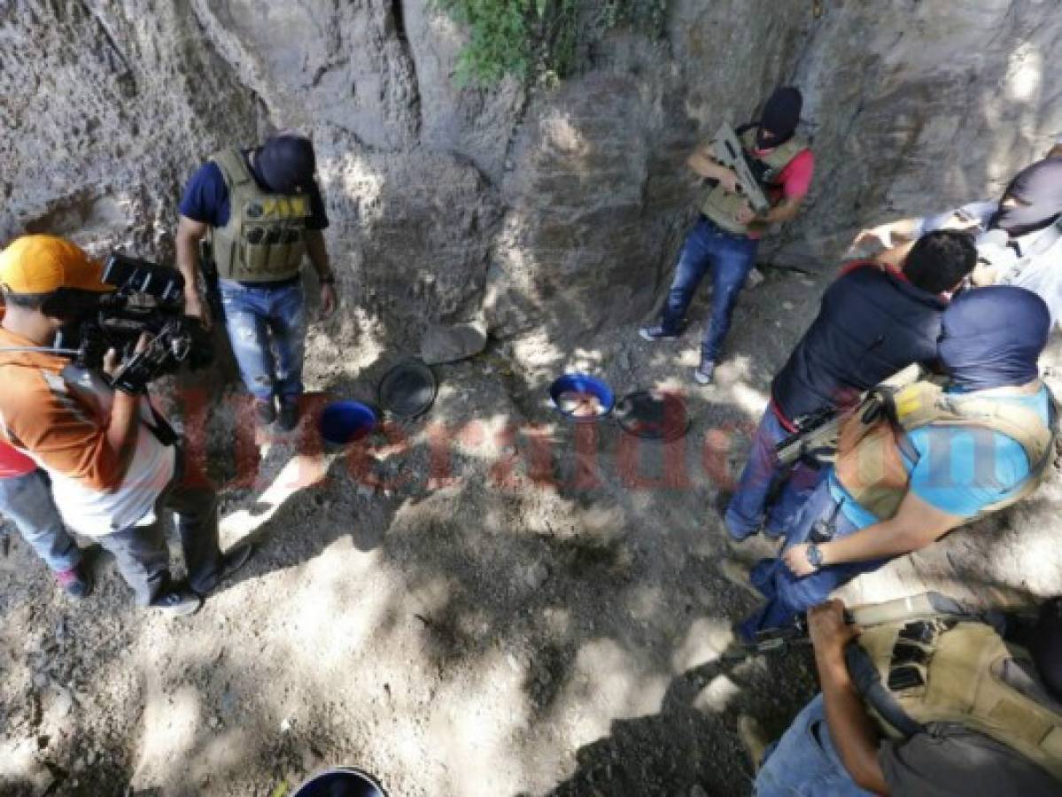 Honduras: Encuentran droga en barriles enterrados en colonia Las Pavas