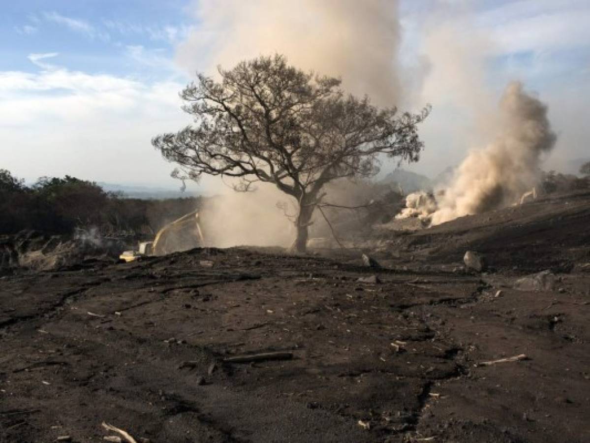 Declaran 'zona inhabitable' comunidad arrasada por volcán en Guatemala  