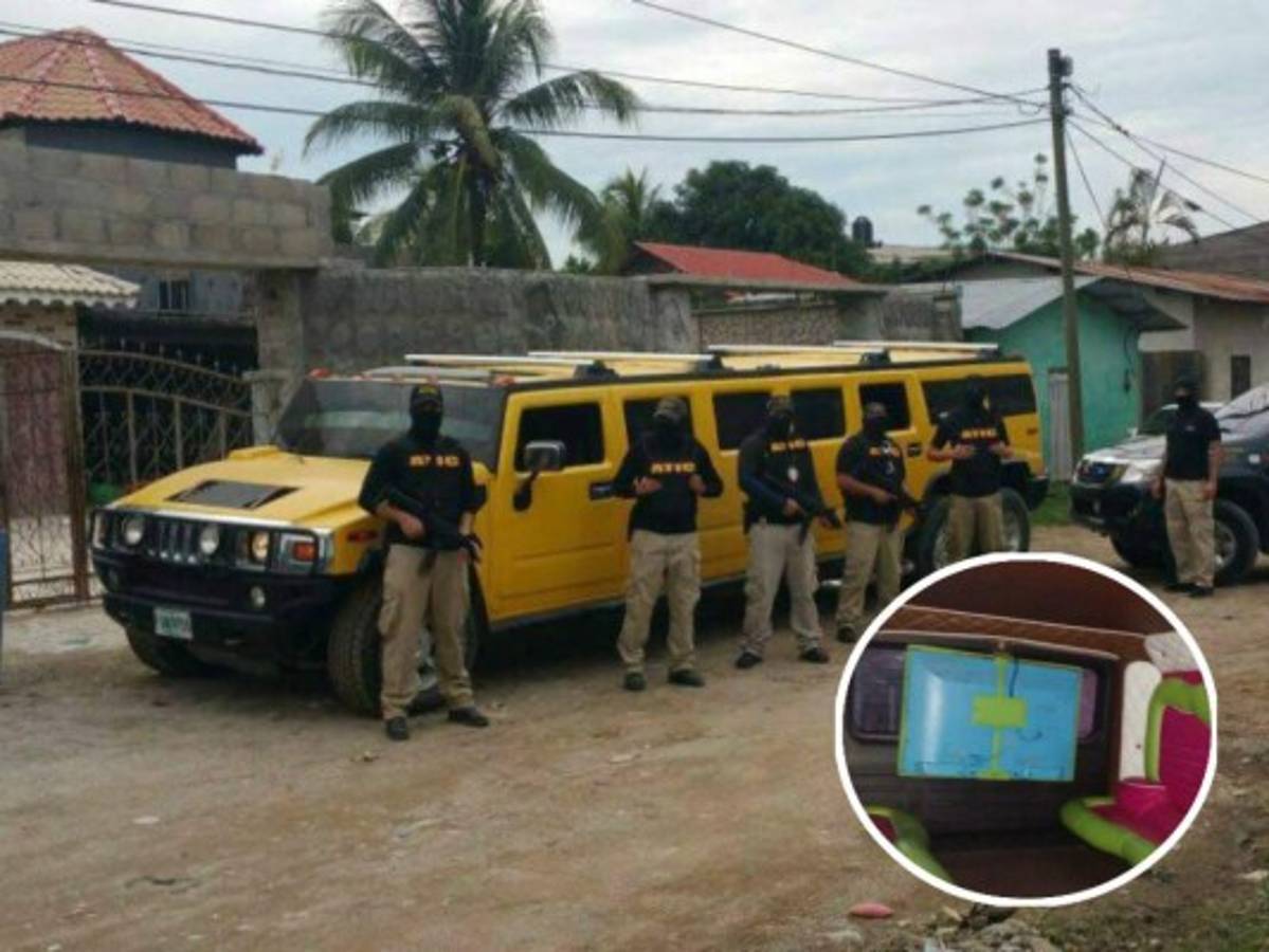 Así es el interior de la lujosa Hummer incautada a Los Peludos