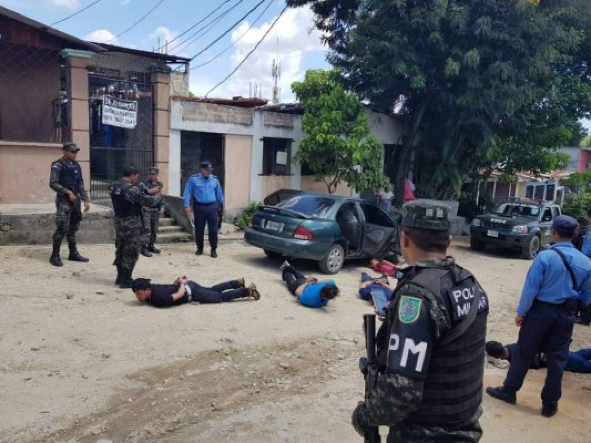 Capturan a supuestos ladrones tras asaltar un negocio en San Pedro Sula