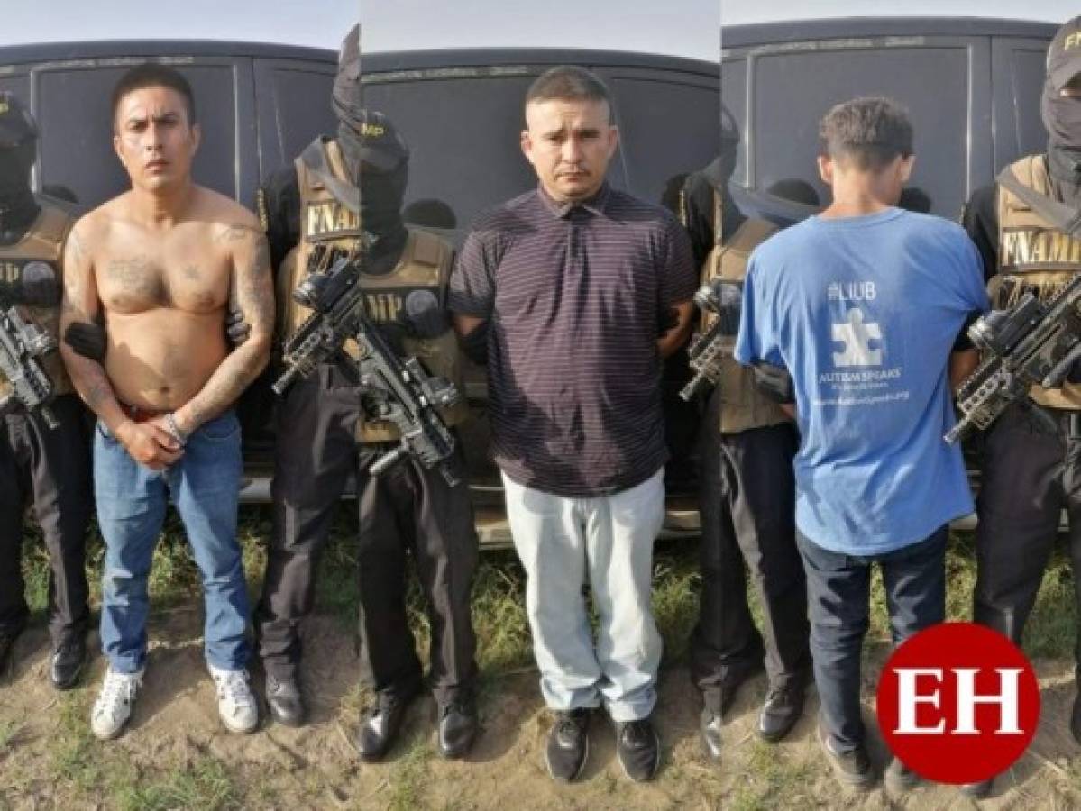 Capturan a tres presuntos integrantes de la MS-13 acusados de sicariato en SPS