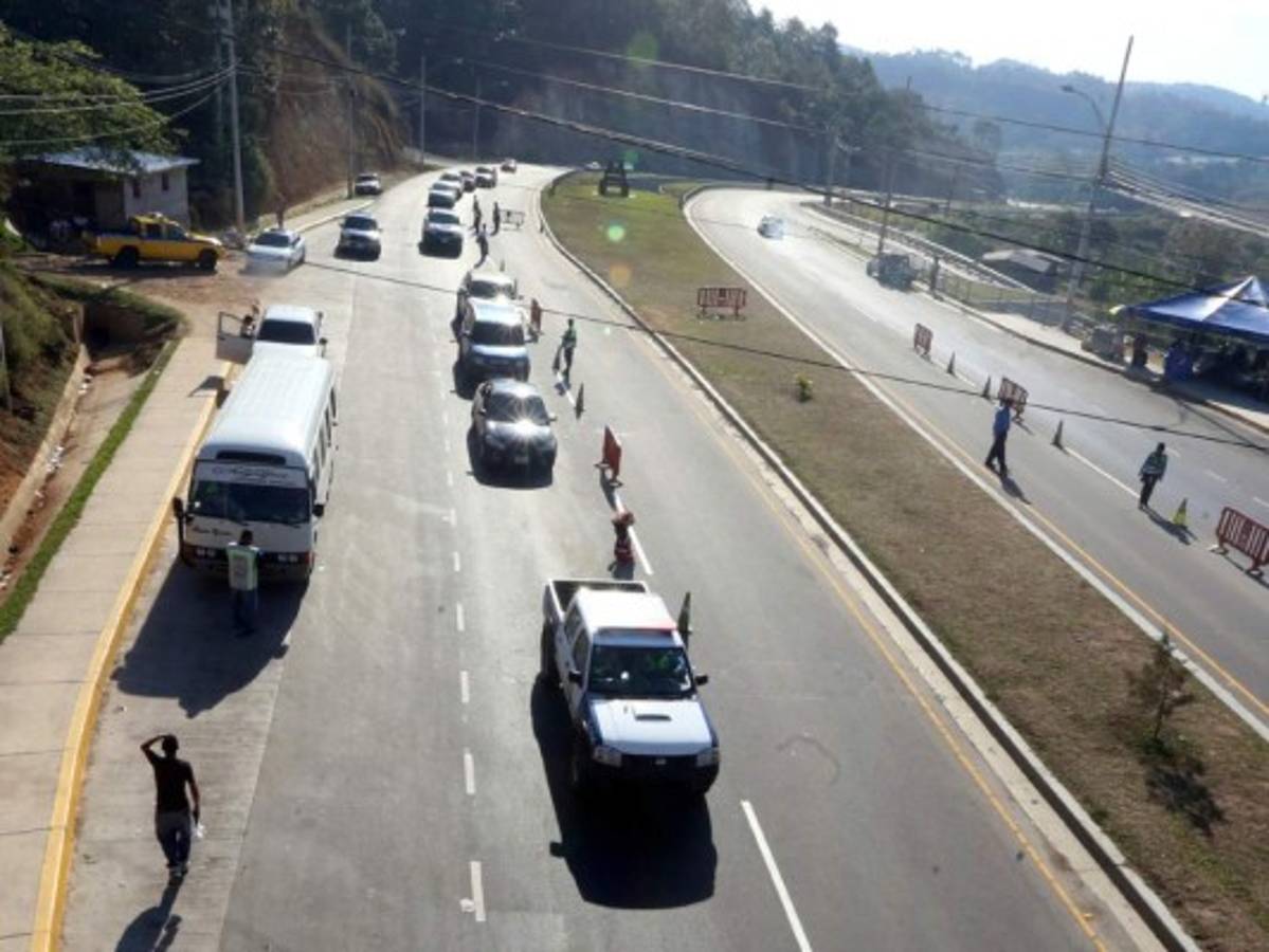 Regreso ordenado a la capital hondureña