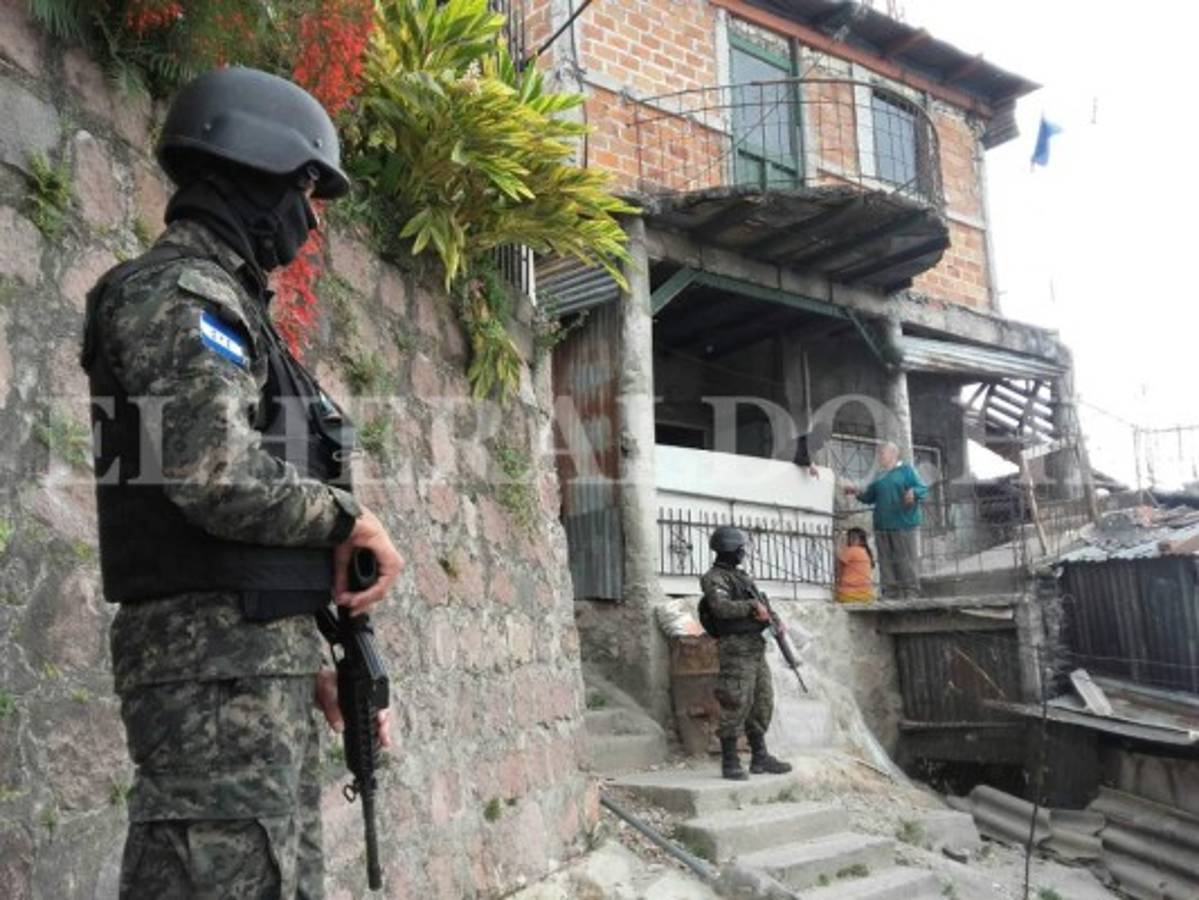 Fusina realiza operativos en sectores calientes del centro de la capital de Honduras