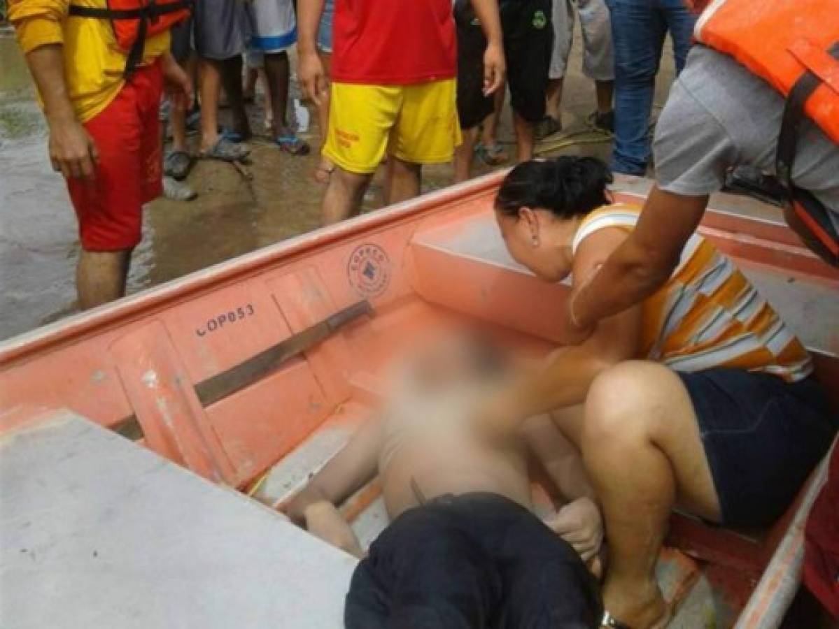 Recuperan el cadáver de uno de los niños arrastrado por el río Chamelecón