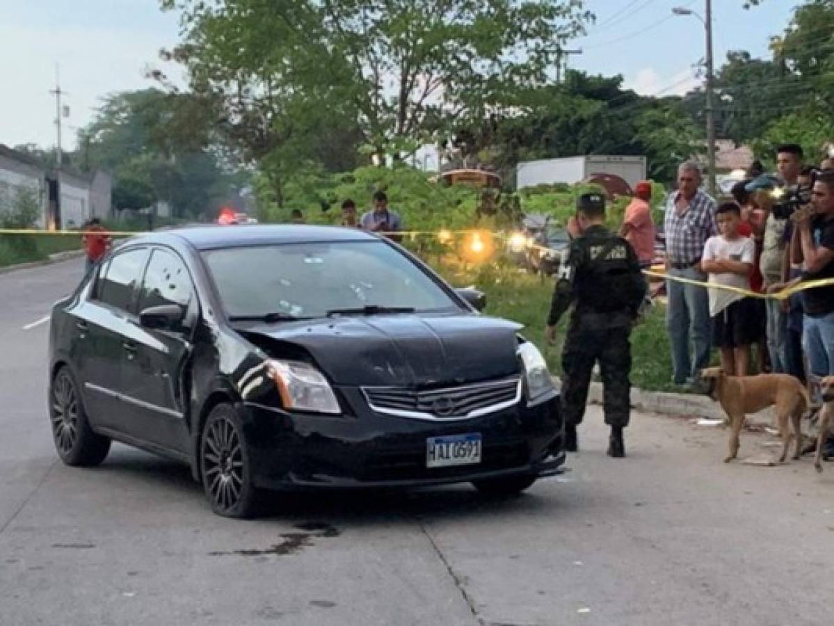 Matan mujer y hieren a hombre dentro de vehículo en San Pedro Sula