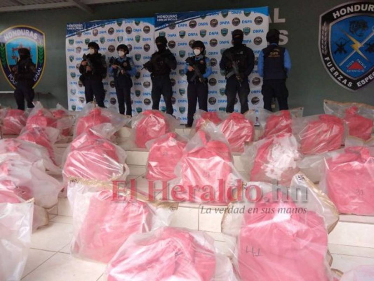 Droga encontrada en Colón tiene un valor de más de 450 millones de lempiras  