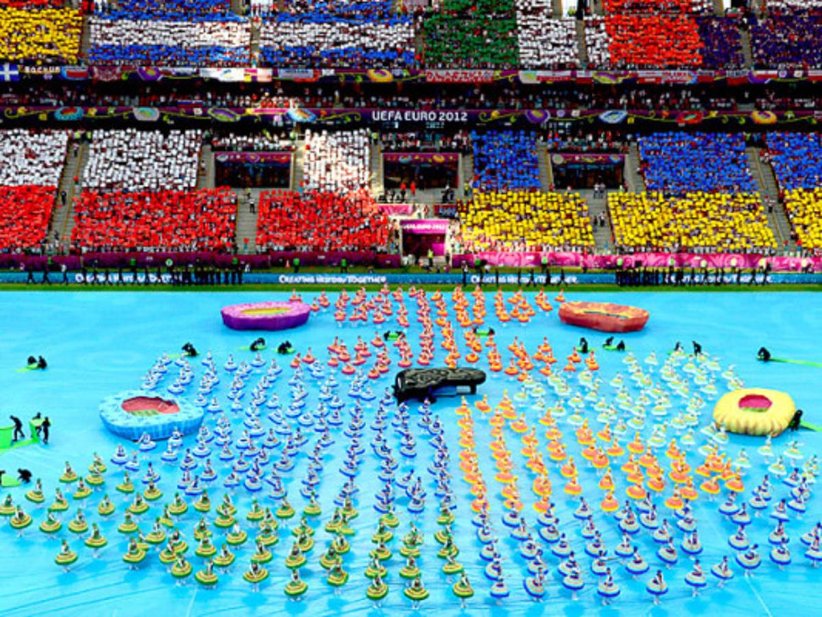 Las mejores imágenes de la inauguración de la Eurocopa 2012