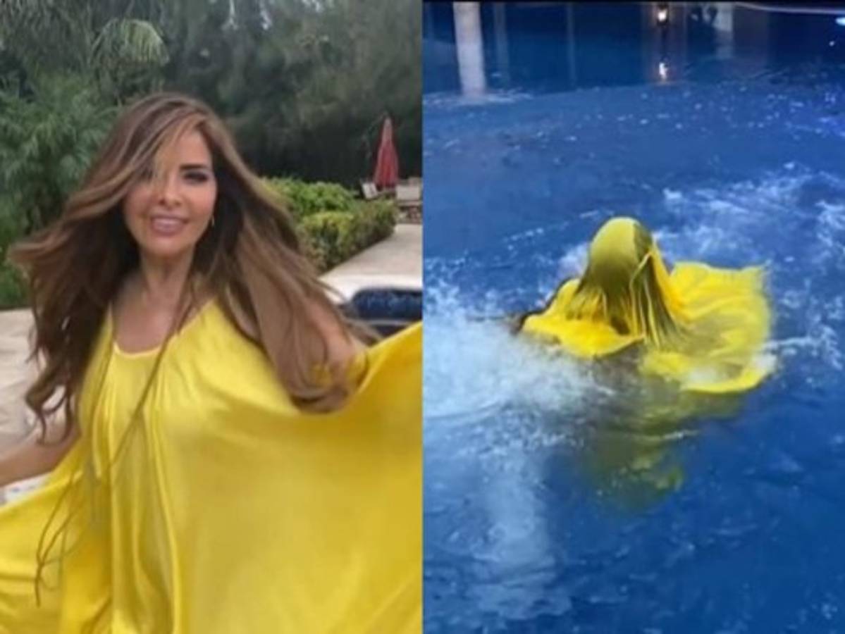 Gloria Trevi casi se ahoga en una piscina y publica el video en Instagram