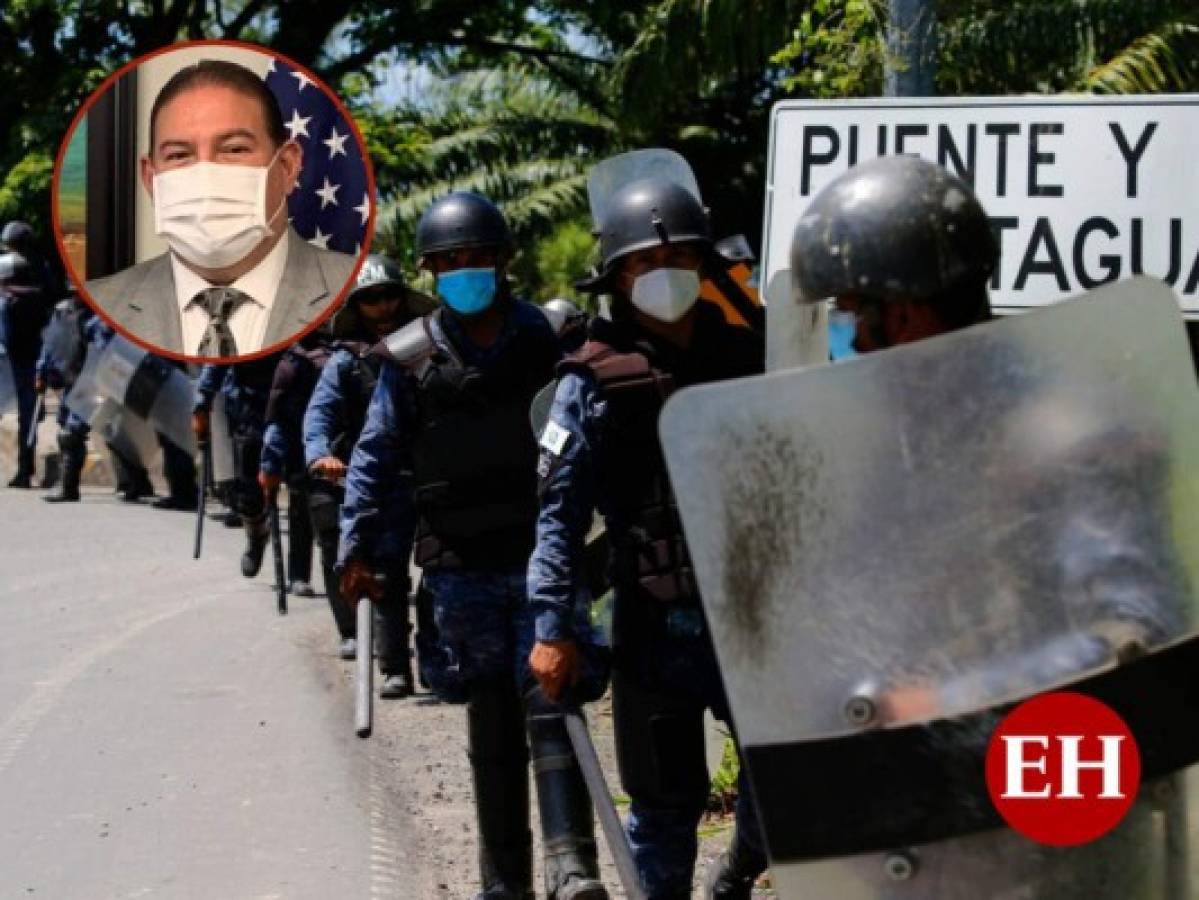 Honduras no ha contemplado movilizar más militares a la frontera, asegura Embajador