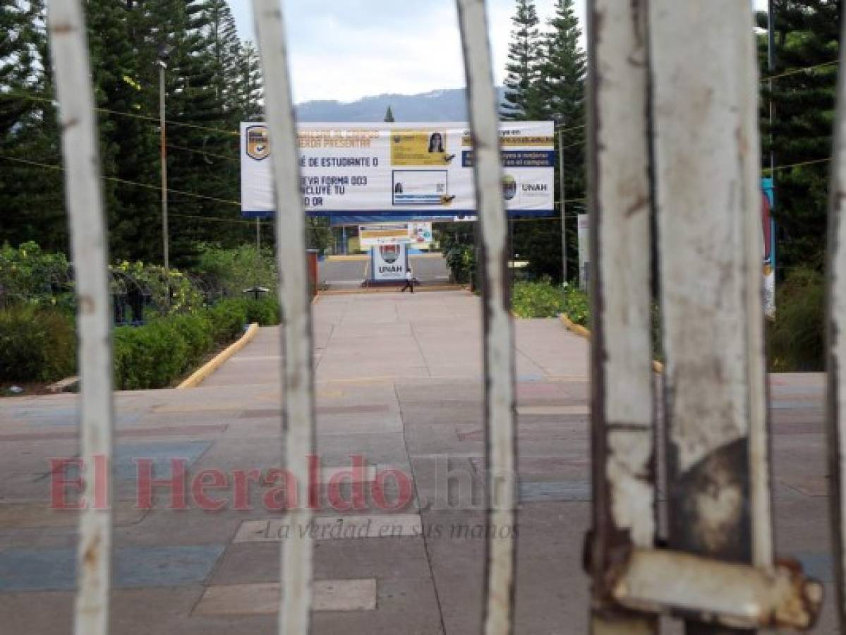 UNAH suspende clases en Tegucigalpa, pero las reactiva en la zona central