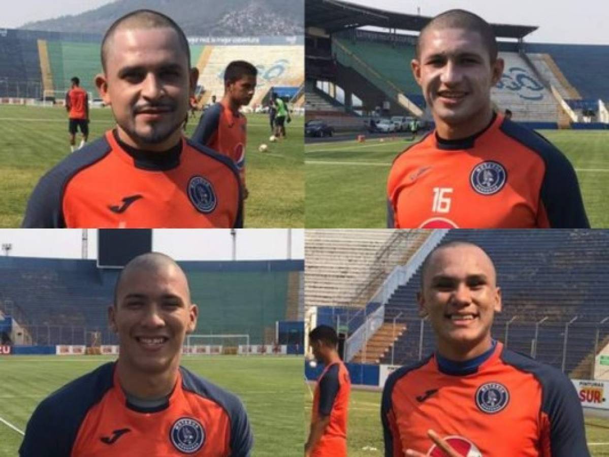 Jugadores de Motagua llamados a la Selección Nacional pasaron por 'la barbería'  