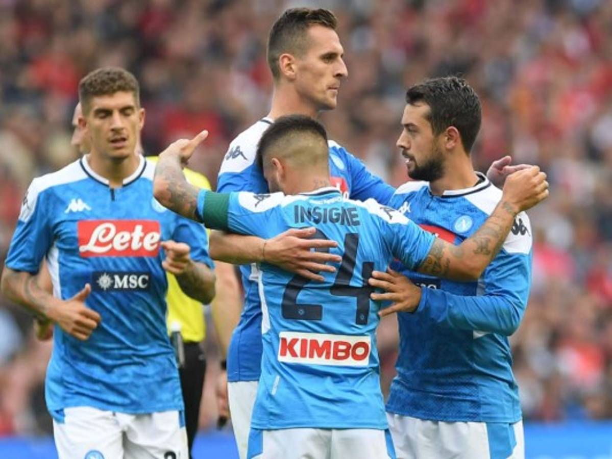 Liverpool perdió 3-0 ante el Nápoles en un amistoso en Escocia