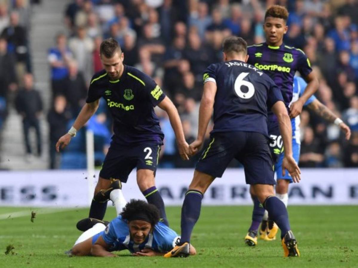 El Everton no termina de despegar tras empatar con el modesto Brighton (1-1)