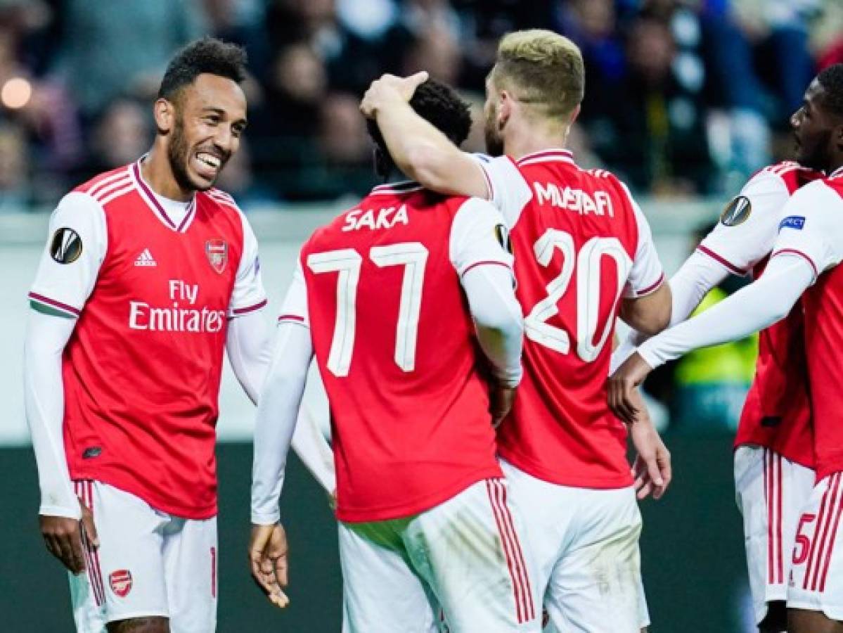 Arsenal arranca con fuerza la Europa League con goleada en Fráncfort  