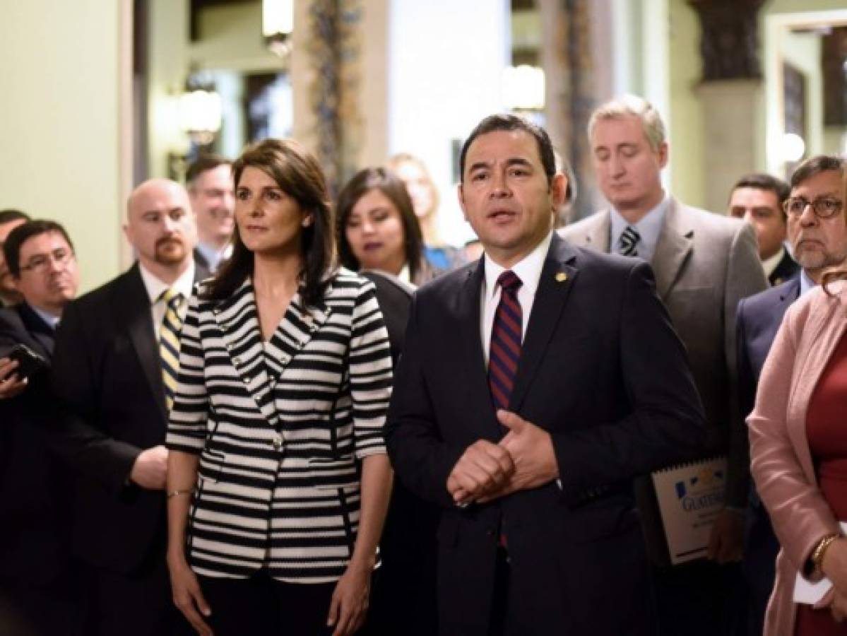 EEUU agradece a Guatemala respaldo sobre Jerusalén y Venezuela