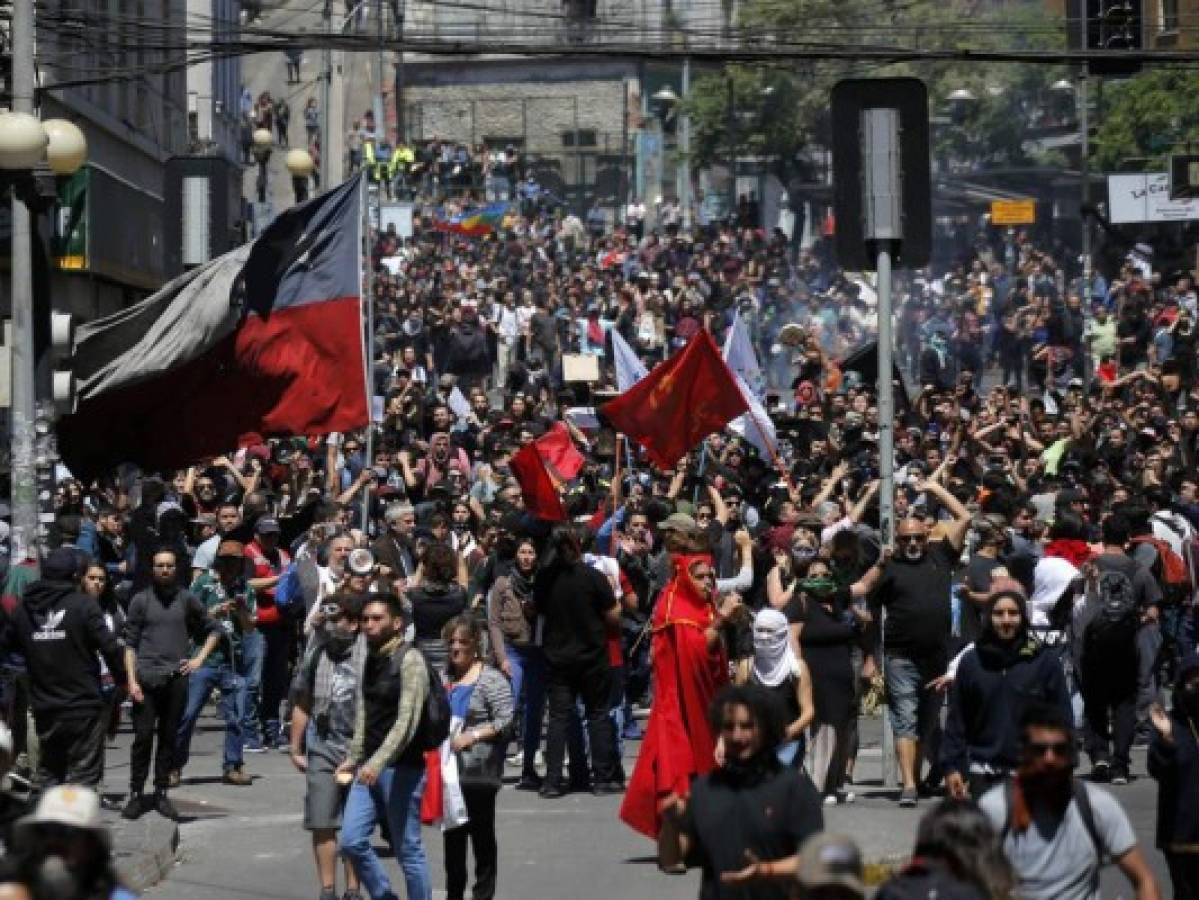 Cronología de la escalada de manifestaciones en Chile