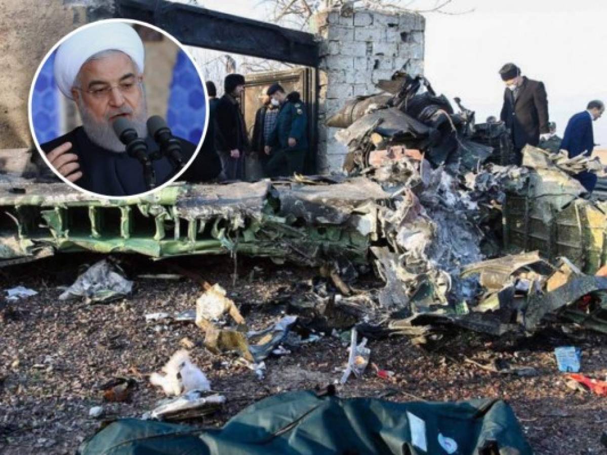 Habrá castigo para culpables de derribar avión ucraniano, dice presidente de Irán