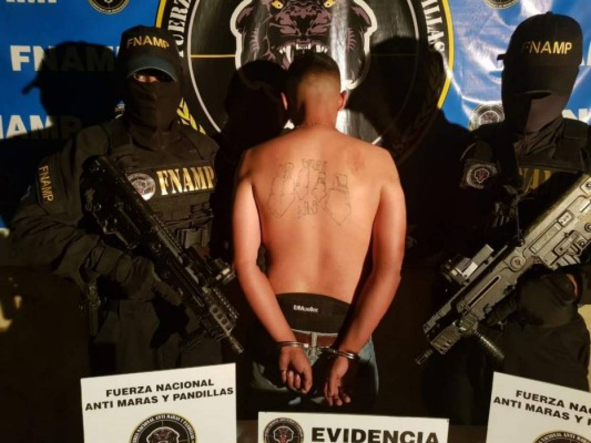 Supuesto marero de una clica estadounidense fue capturado en Siguatepeque