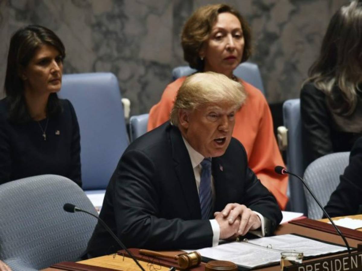 Donald Trump pide cumplimiento de sanciones de la ONU contra Corea del Norte