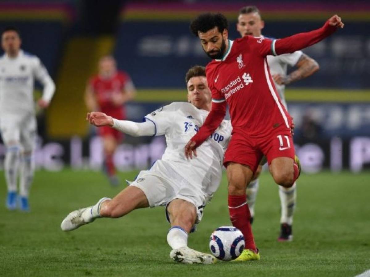 Liverpool empata 1-1 con Leeds y se aleja de la zona Champions