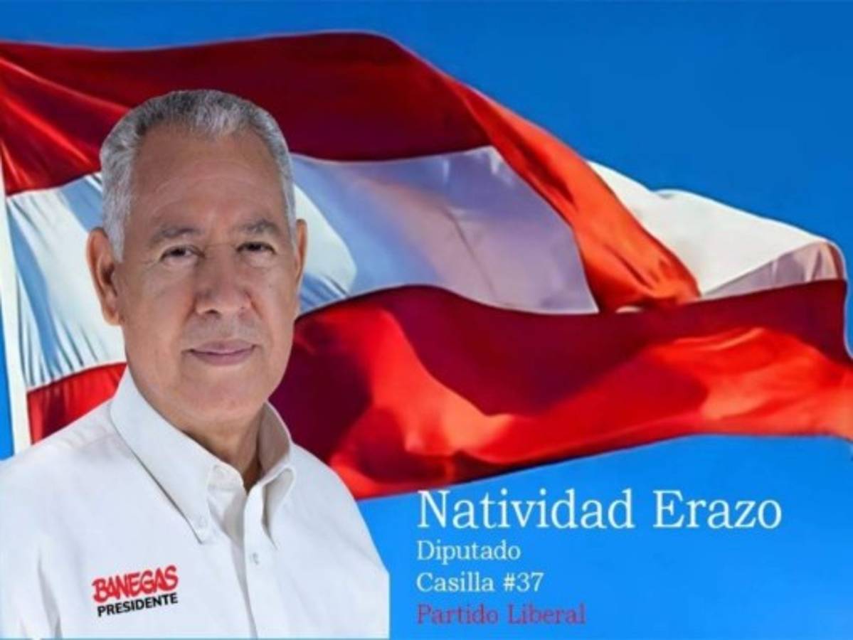 Rostros de precandidatos liberales que buscan convertirse en diputados de Francisco Morazán