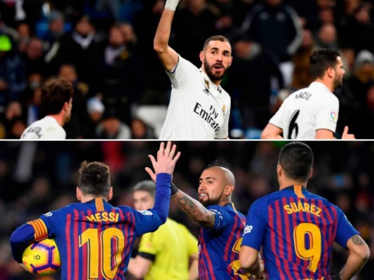 Barcelona vs Real Madrid en un duelo de lujo en semifinal de Copa del Rey, pero sin Messi