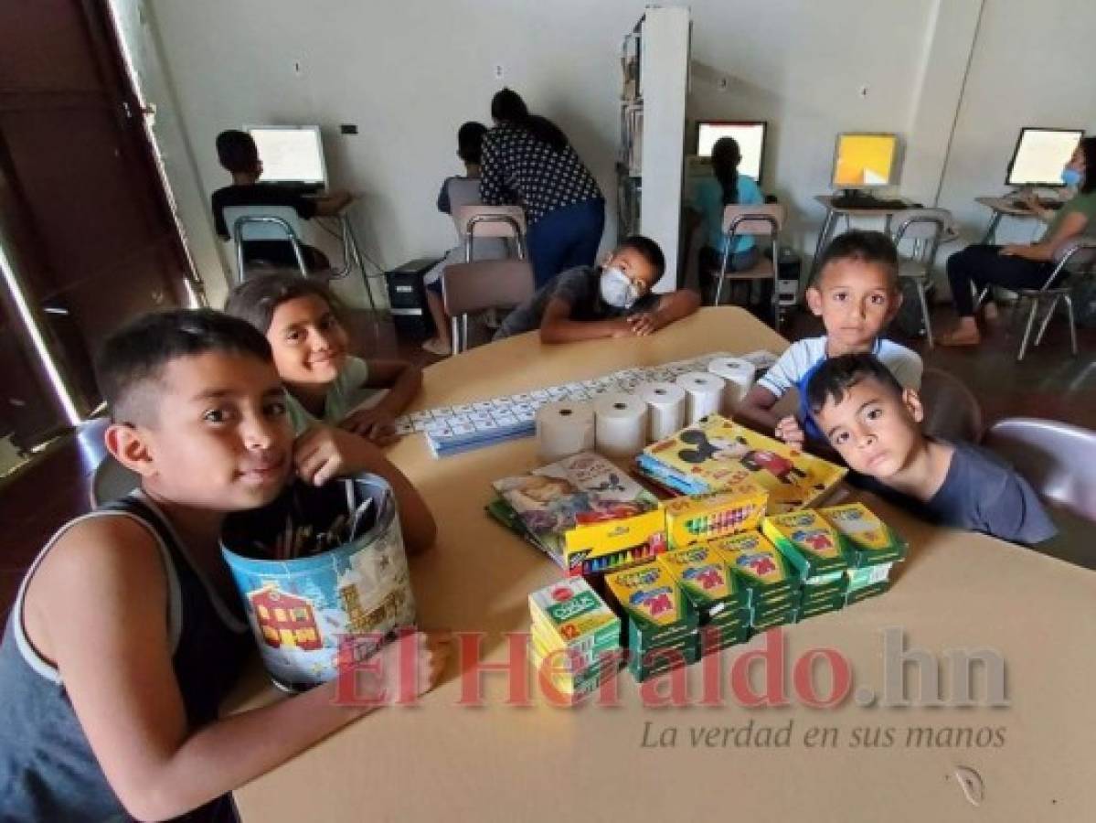 Niños de Guaimaca fortalecen valores con Biblioteca Nueva Esperanza