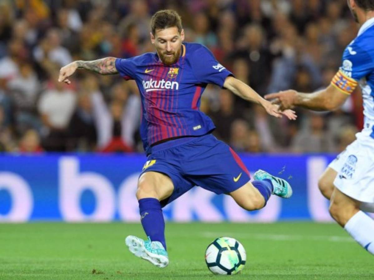 Barcelona humilló 5-0 al Espanyol con hat-trick de Leo Messi en el Camp Nou
