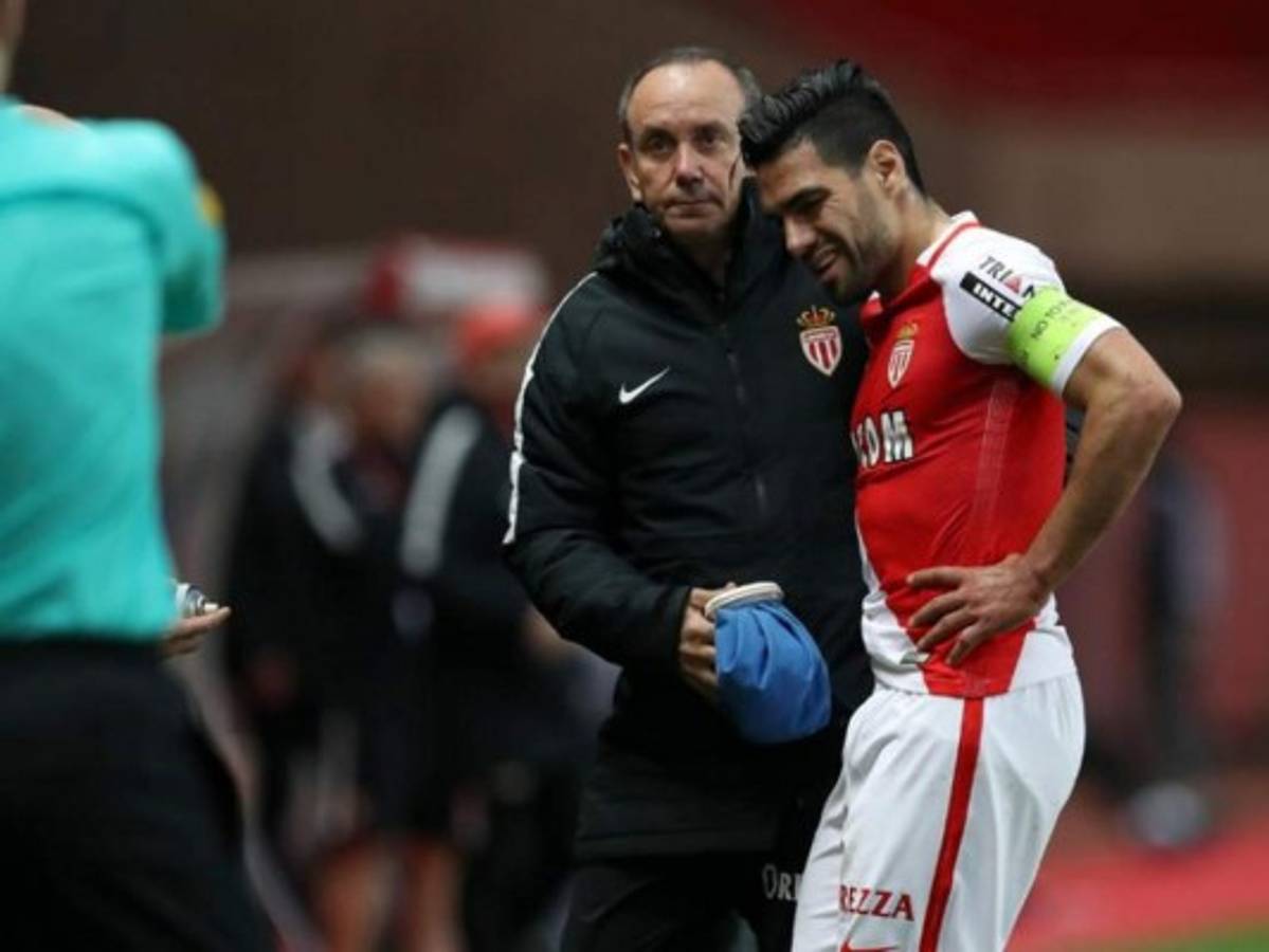 Radamel Falcao será baja de dos a tres semanas en el Mónaco