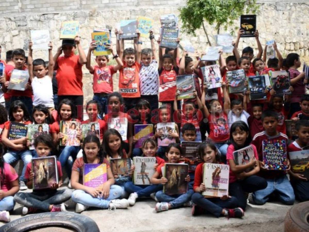 La ruta solidaria llegó a 240 niños de la Escuela Daniel Casco de la capital de Honduras