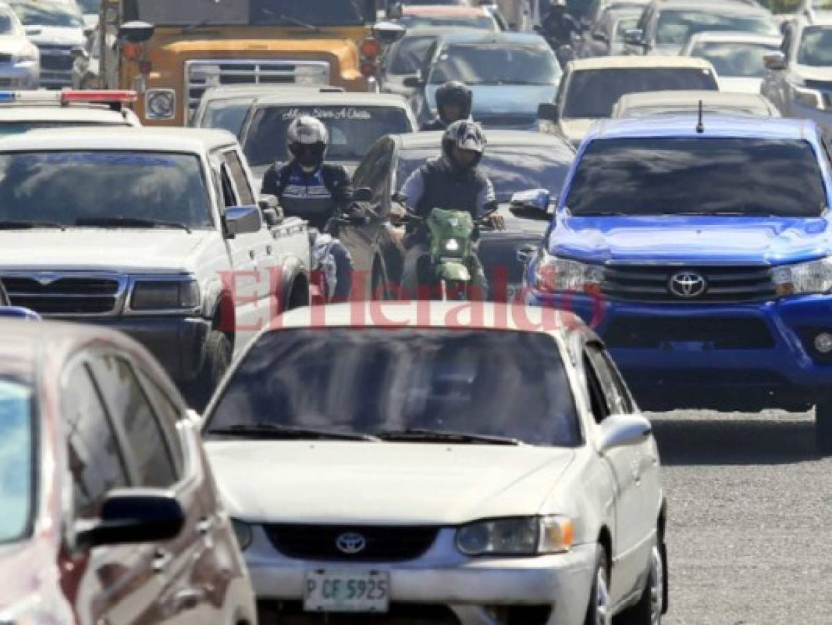 La capital de Honduras vive su peor temporada de tráfico y de accidentes viales
