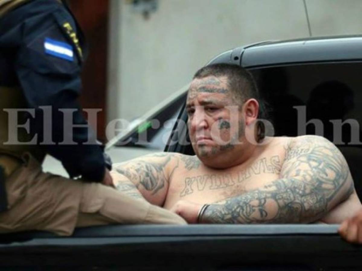 Capturan a uno de los jefes a nivel nacional de la pandilla 18 en la capital de Honduras
