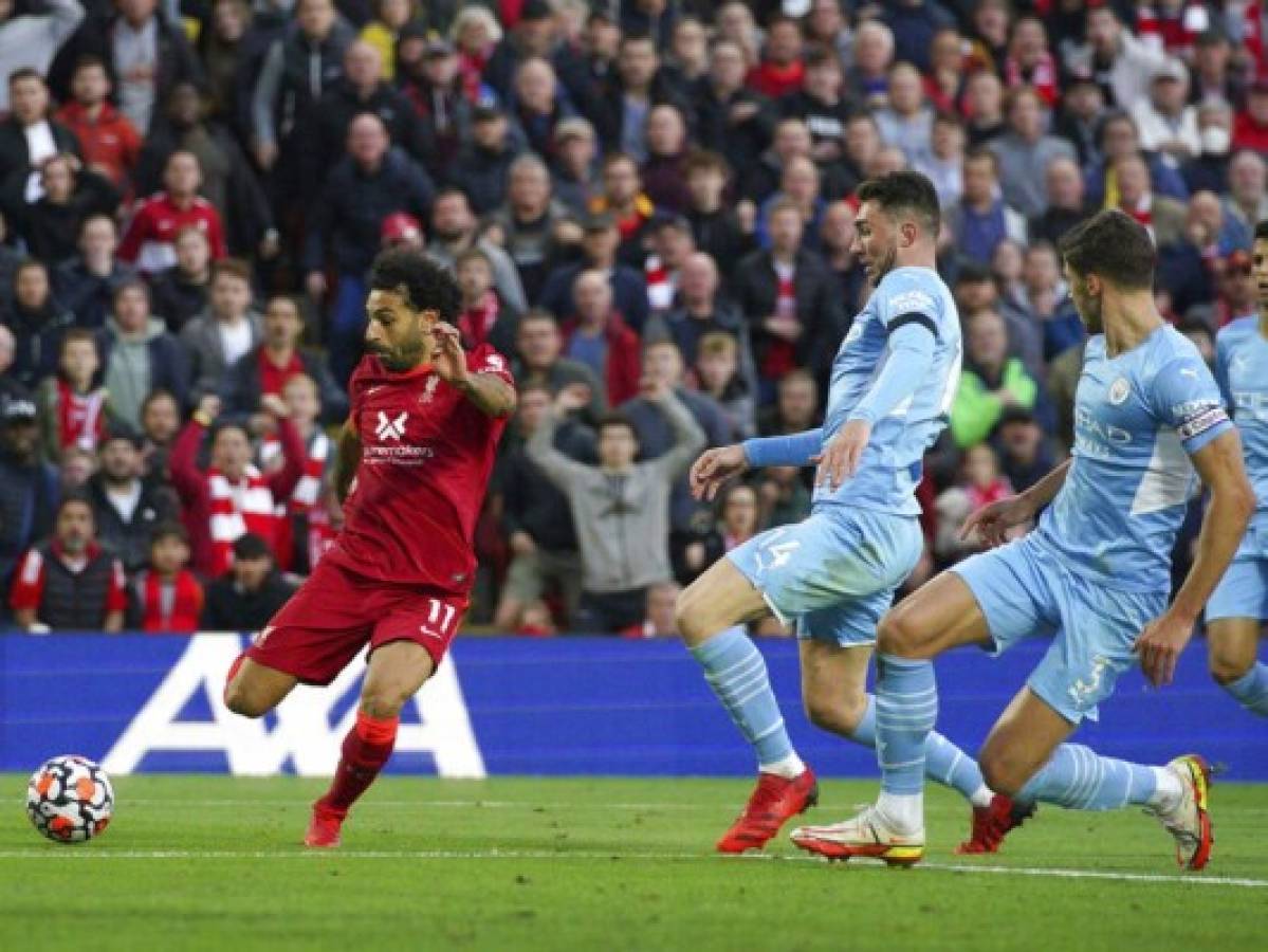 Genio de Salah no alcanza, Liverpool empata 2-2 con Manchester City