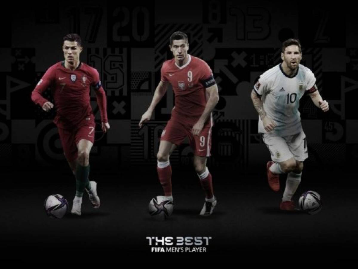 Messi, Cristiano Ronaldo y Lewandowski son los finalistas en The Best