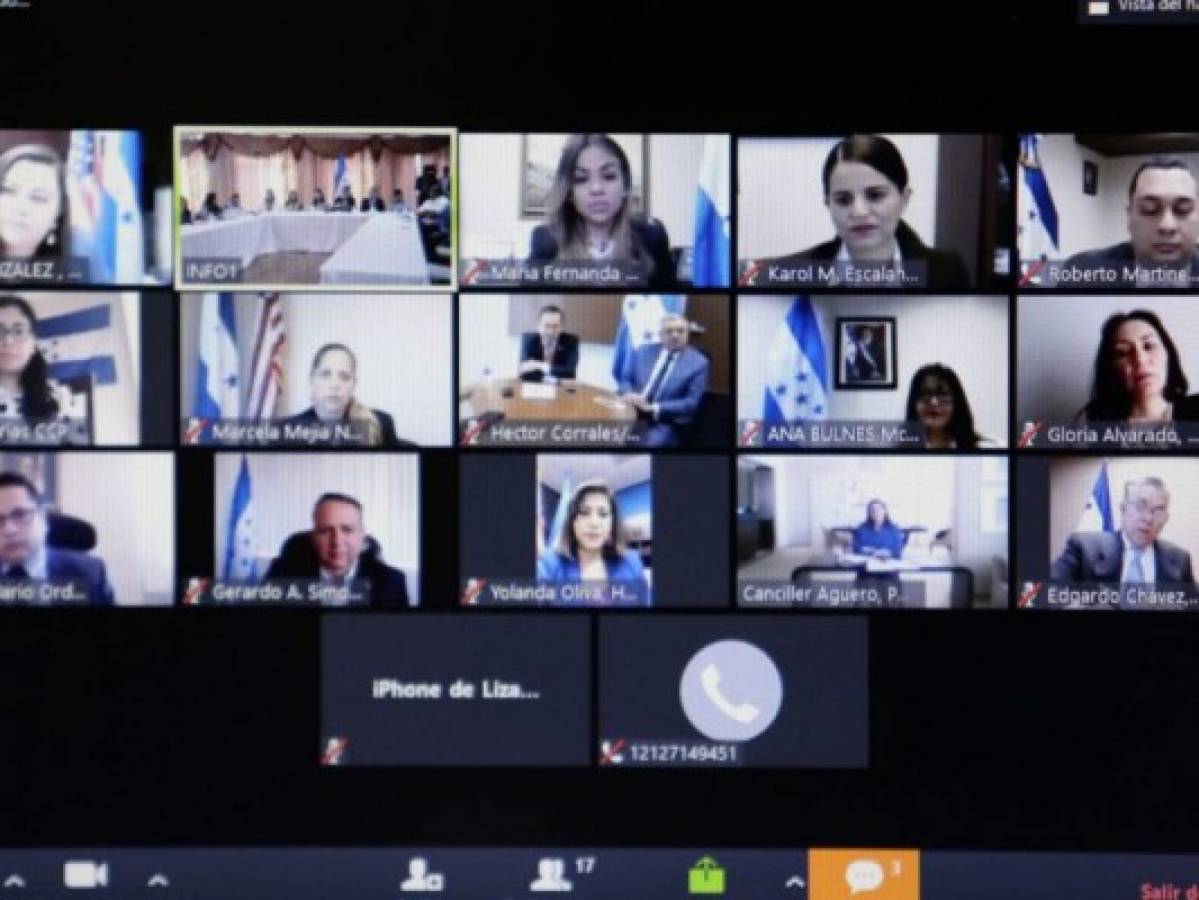 La iniciativa incluyó este lunes una videoconferencia con la red de cónsules hondureños en Estados Unidos y funcionarios que integran la Fuerza de Tarea Migratoria.