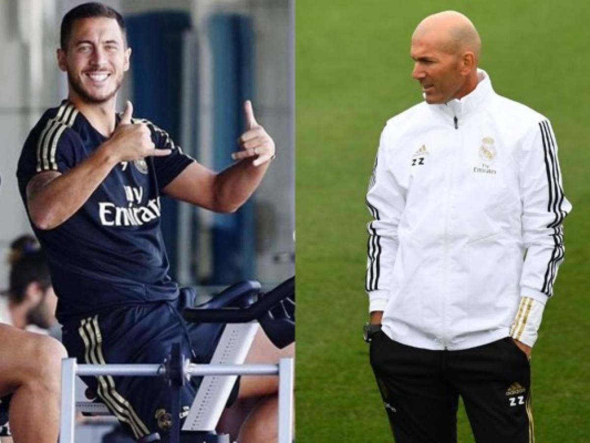 Hazard 'tiene mucha motivación por hacer algo grande', dice Zidane