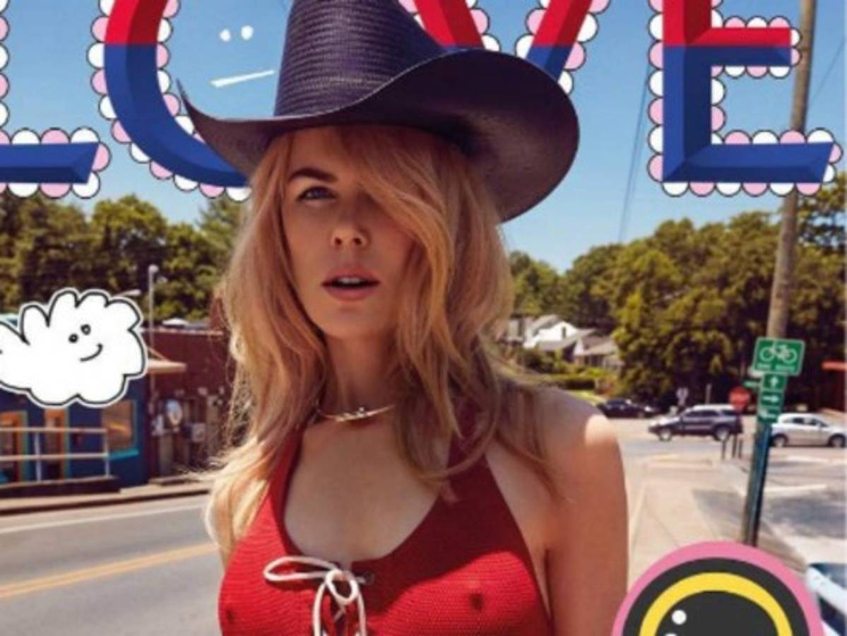 A sus 50 Nicole Kidman posa sensual para Love Magazine