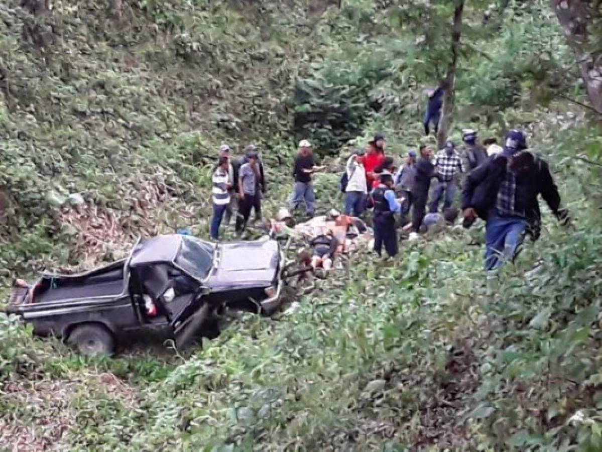 Dos muertos y tres heridos deja accidente de tránsito en Lepaera  