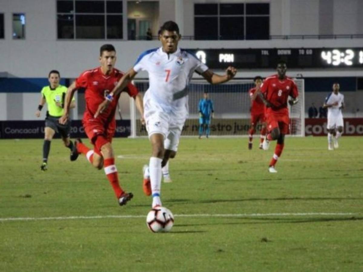 Panamá se impone en el Premundial Sub-20 tras vencer con doblete a Canadá