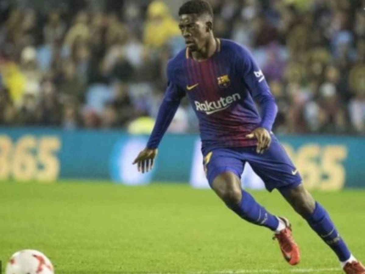 Dembélé, suspendido dos partidos, se perderá el clásico contra Real Madrid